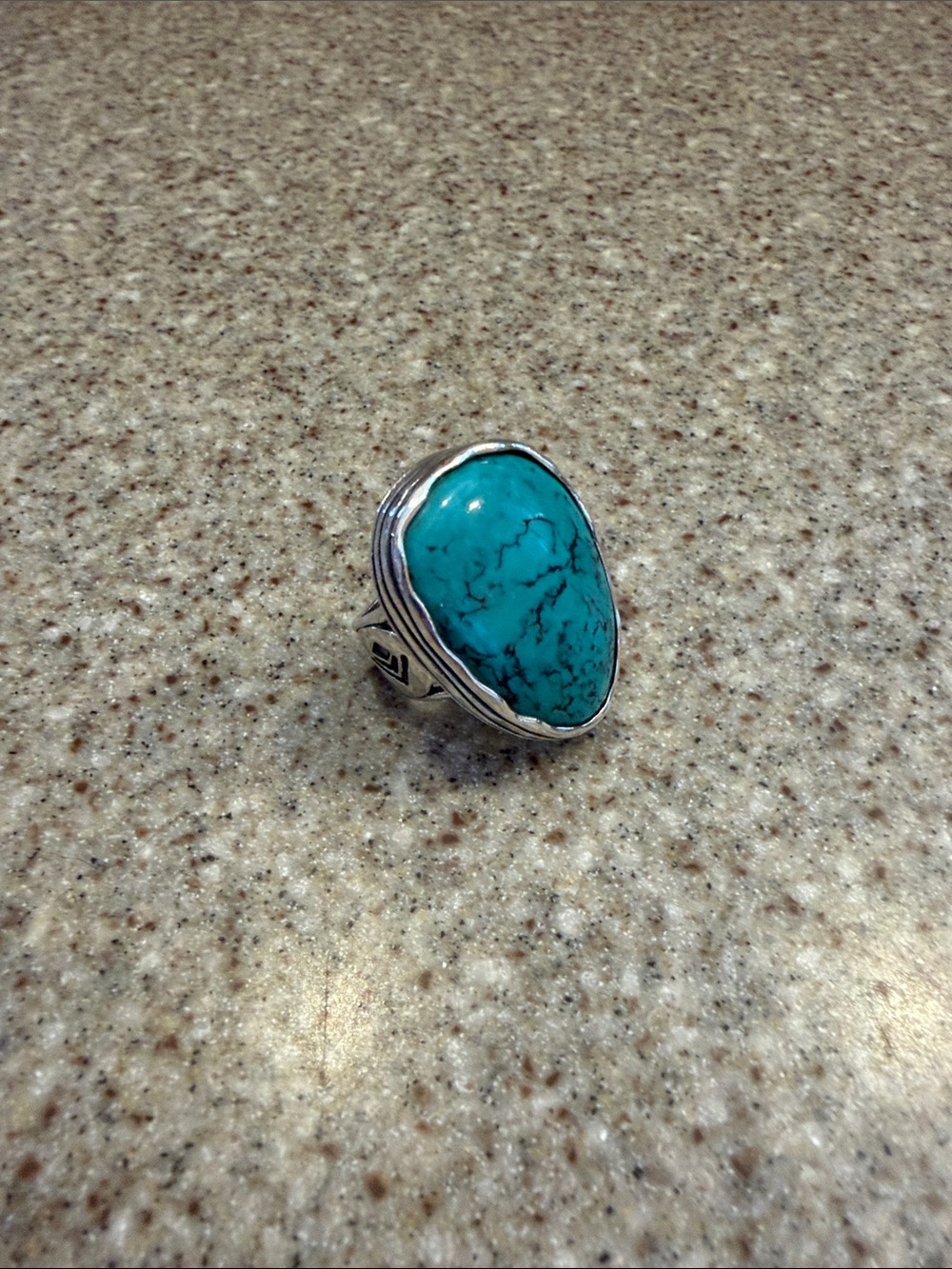 Silpada Turquoise Teal Stone Sterling Ring
